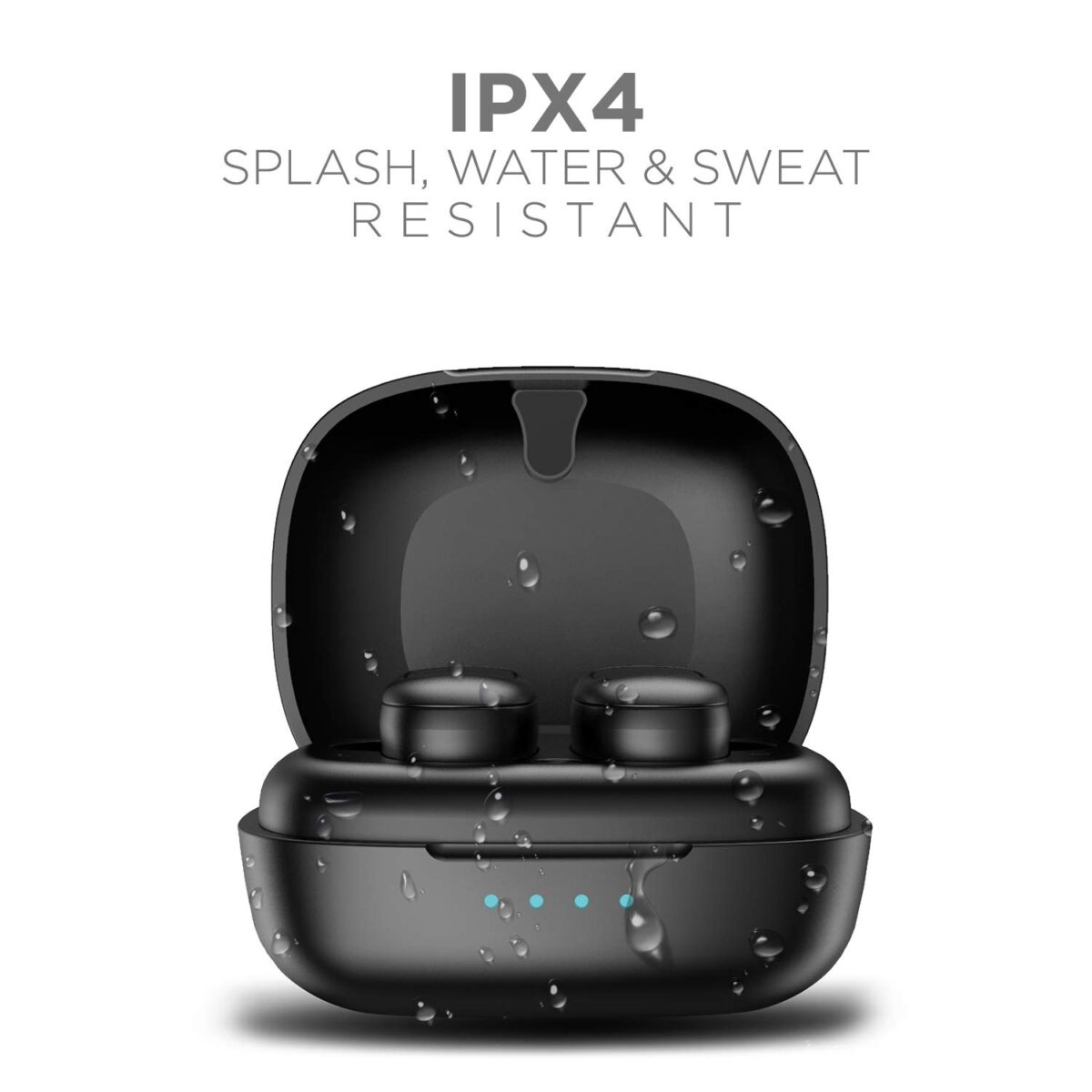 boAt Airdopes 201 True Wireless Earbuds with BT v5.0 (Active Black) - Image 3