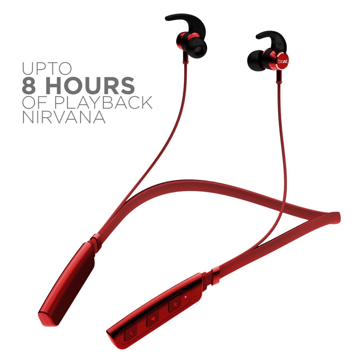 boAt 235 v2 Fast Charging Bluetooth Headset Earphones (Red) - Image 3