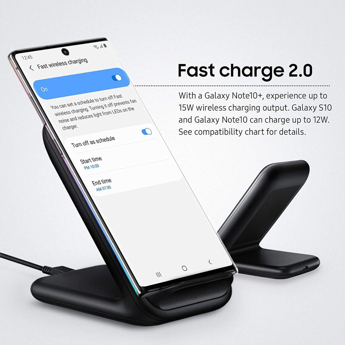 Samsung 15W Fast Charge 2.0 Wireless Charger Stand - Image 2