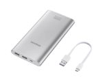 Samsung 10000mAh Lithium Ion Power Bank Fast Charging, (Silver) - Image 3