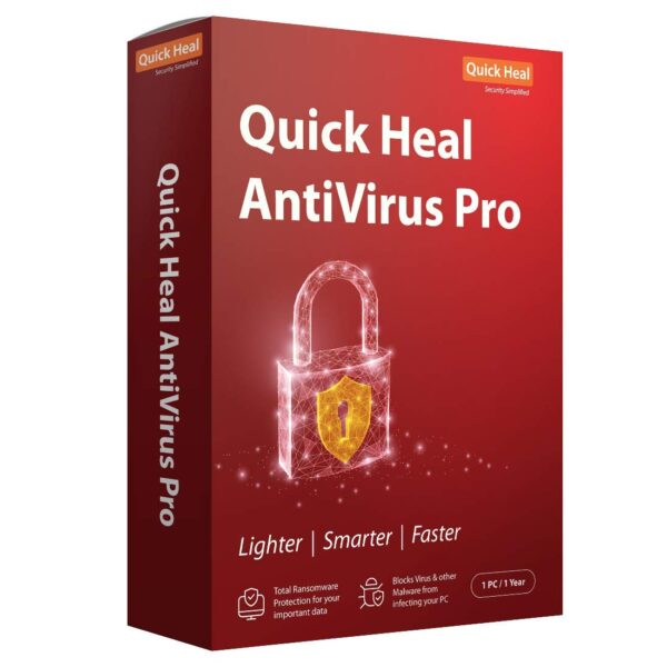 Quick Heal AntiVirus Pro- 1PC, 1 Year