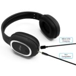pTron Studio Over-Ear Bluetooth 5.0 Wireless Headphones (Black) - Image 2