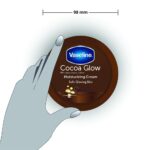 Vaseline Cocoa Glow Moisturizing Cream for Dry skin- (250 ml) - Image 2