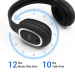pTron Studio Over-Ear Bluetooth 5.0 Wireless Headphones (Black) - Image 5