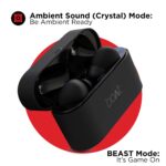 boAt Airdopes 701ANC Hybrid Truly Wireless Earbuds with Mic(Active Black) - Image 4