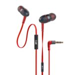 boAt BassHeads 225 in-Ear Wired Earphones with Super Extra Bass Wired Headset  (Red)