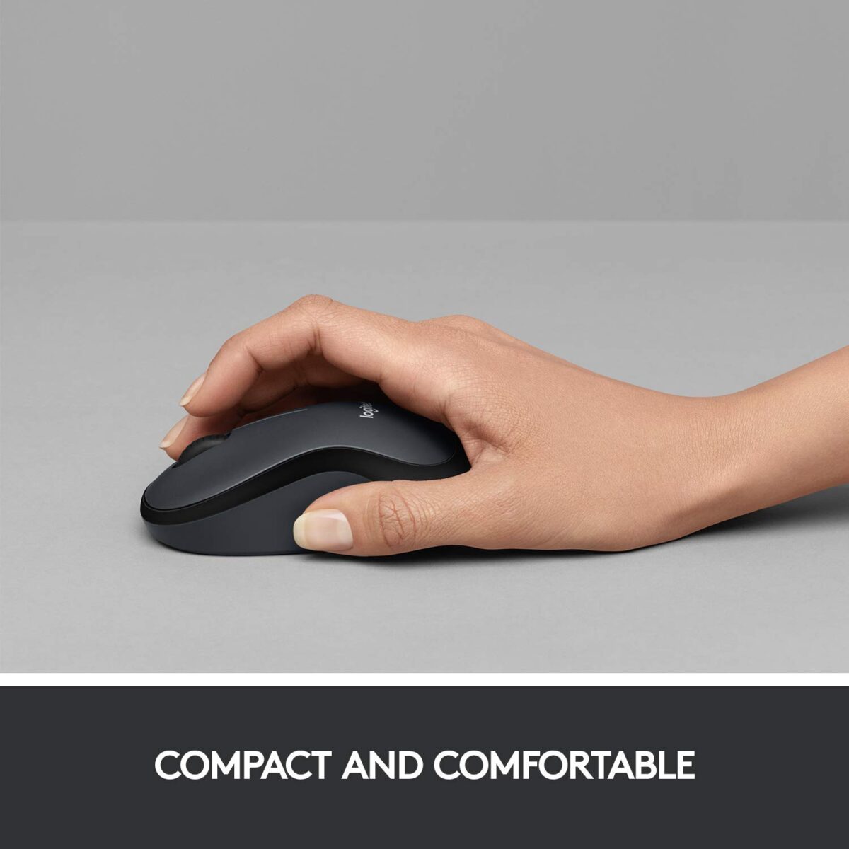 Logitech M221 Wireless Mouse (Charcoal Grey) - Image 5