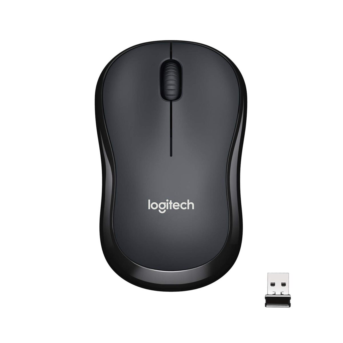 Logitech M221 Wireless Mouse (Charcoal Grey) - Image 1