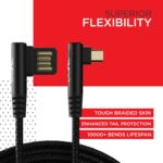 boAt Micro USB L70 Cable Black, (3A Fast Charging & 480 Mbps Data Sync) - Image 2