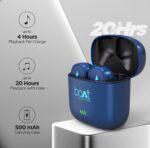 Boat Airdopes 433 Twin Wireless Ear-Buds with Mic(Blue) - Image 6