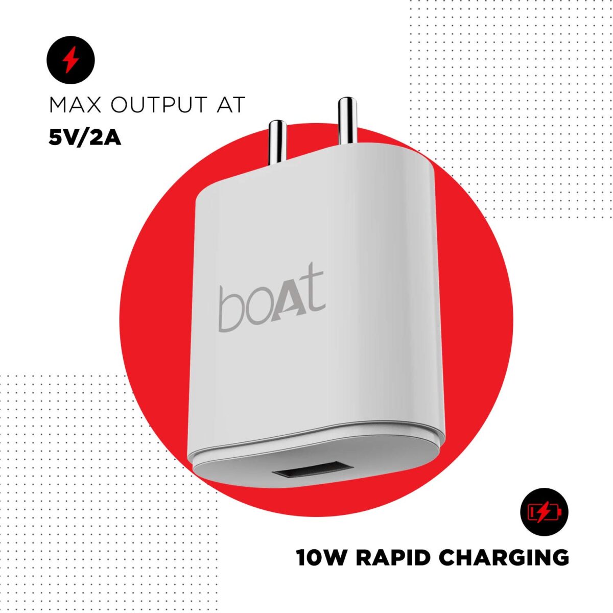 Boat WCD 10W Rapid Charger (with Smart IC Protection) - Image 5