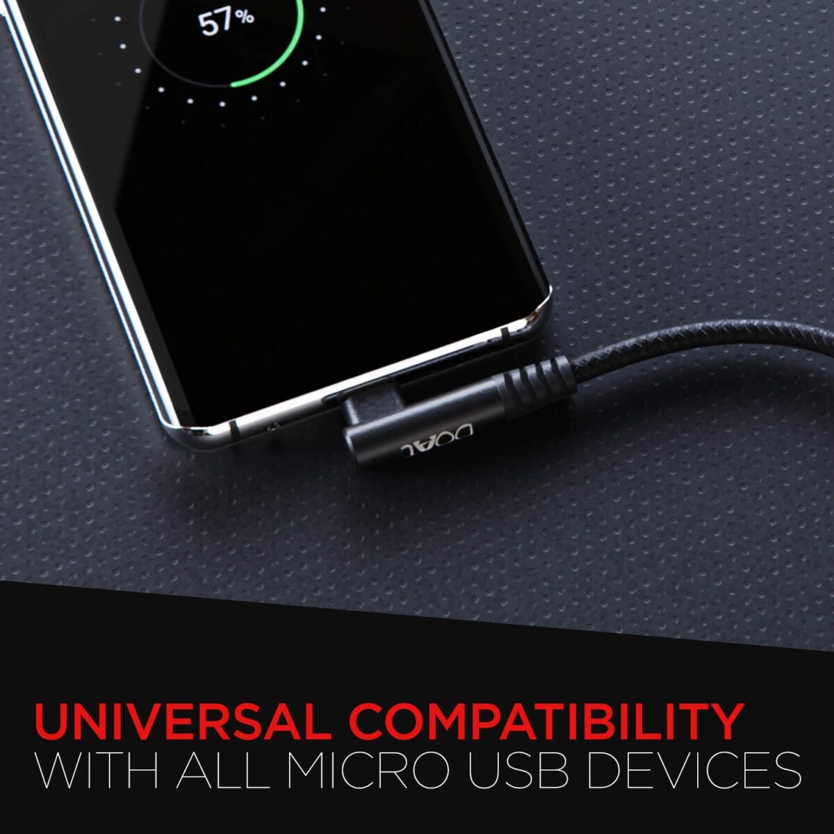 boAt Micro USB L70 Cable Black, (3A Fast Charging & 480 Mbps Data Sync) - Image 5