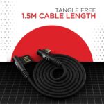 boAt Micro USB L70 Cable Black, (3A Fast Charging & 480 Mbps Data Sync) - Image 3