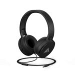 Boult Audio Bass Buds Q2 Over-Ear Wired Lightweight Stereo Headphones (Black)