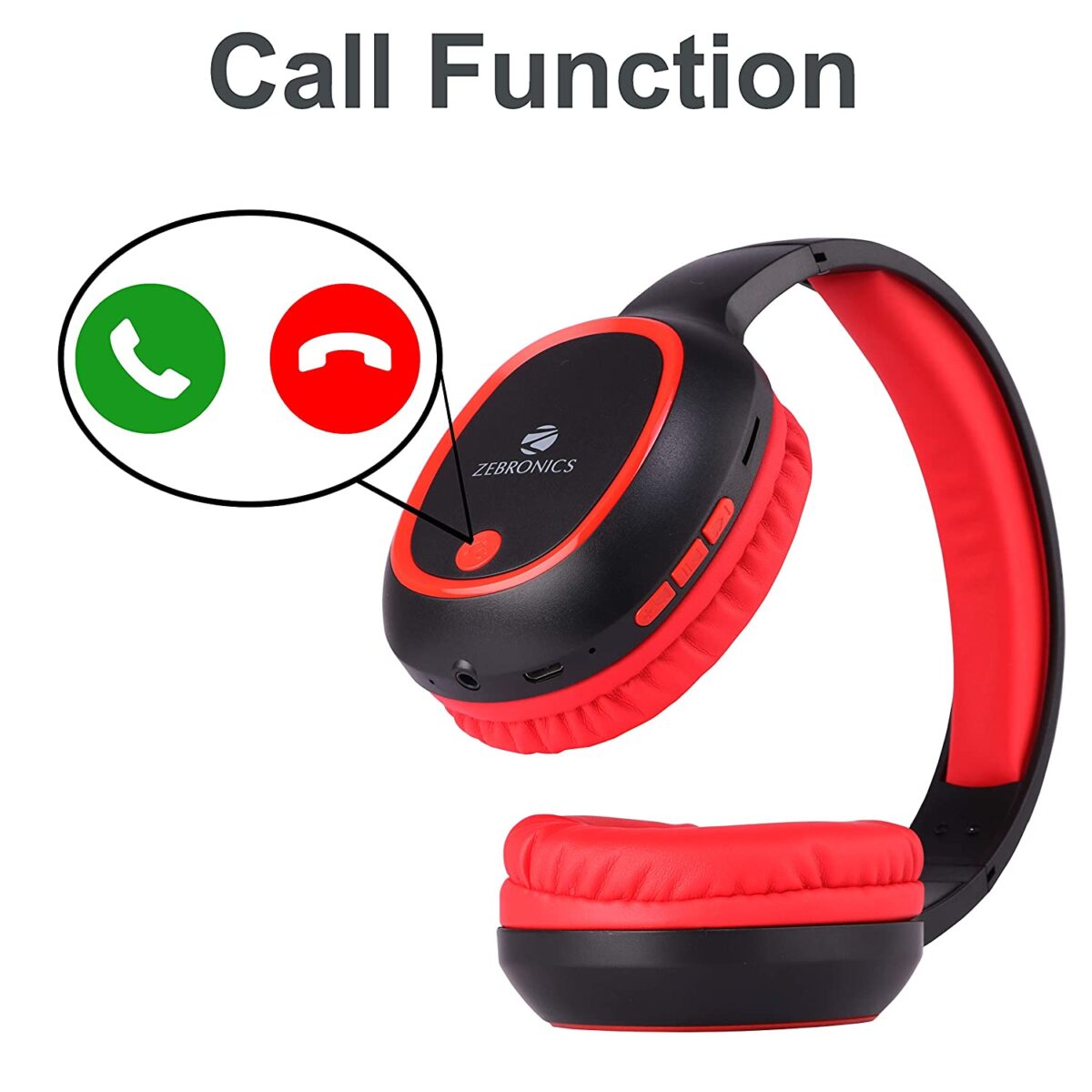 Zebronics Zeb-Thunder Wireless BT Headphone - Image 5