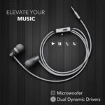 Boult Audio BassBuds Storm in-Ear Wired Earphones (Grey) - Image 5