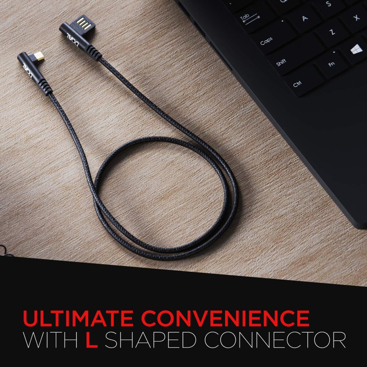 boAt Micro USB L70 Cable Black, (3A Fast Charging & 480 Mbps Data Sync) - Image 6