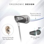 Boult Audio BassBuds Storm in-Ear Wired Earphones (Grey) - Image 3