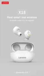 Lenovo X18 True Wireless Earbuds (White) - Image 2