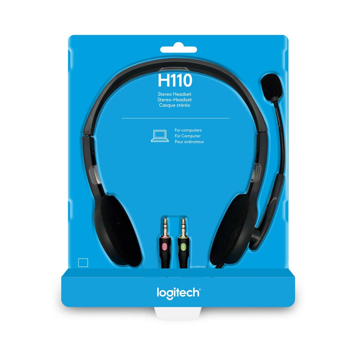 Logitech H110 Wired On Ear Headphones - Image 5