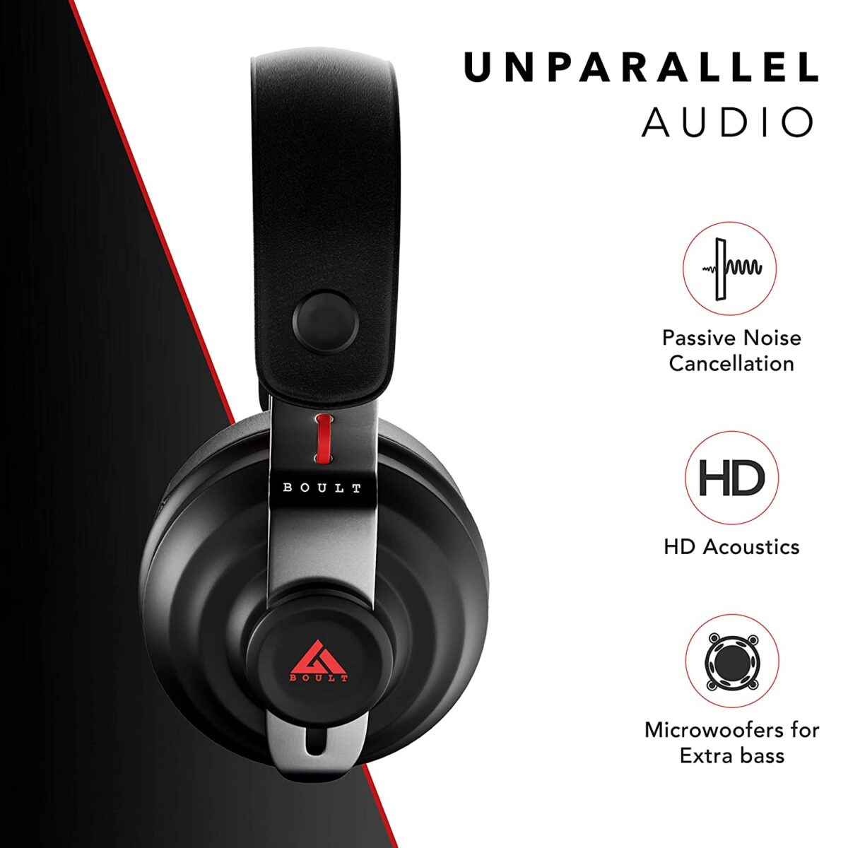 Boult Audio Over-Ear Wireless Bluetooth Headphones - Image 5