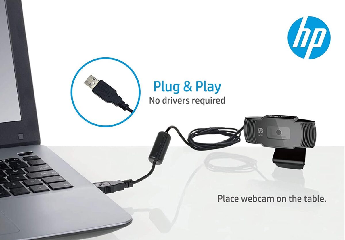 HP w200 HD 720p/30 Fps Webcam - Image 2