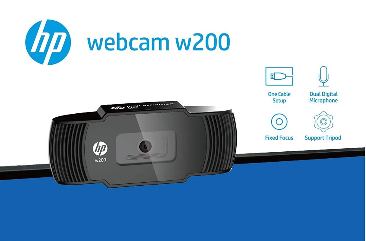 HP w200 HD 720p/30 Fps Webcam - Image 5