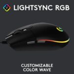 Logitech G102 Light Sync Gaming Mouse (Black) - Image 7