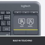 Logitech K400 Plus Wireless Livingroom Keyboard with Touchpad (Black) - Image 5