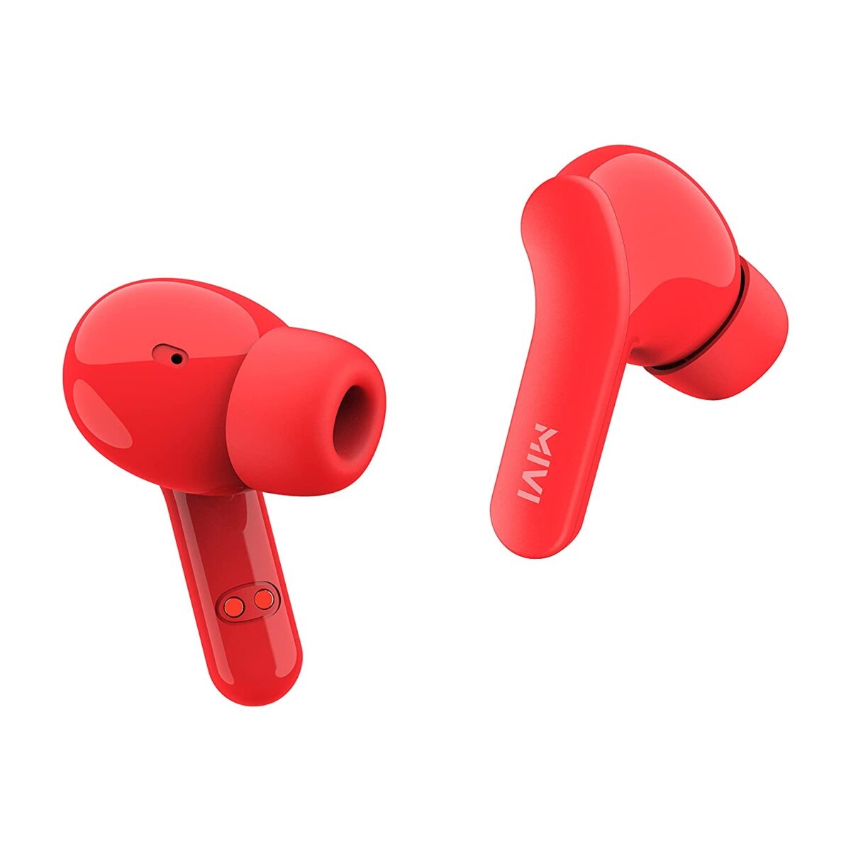Mivi DuoPods A25 True Wireless Earbuds Powerful Bass, Touch Control - (Red) - Image 1