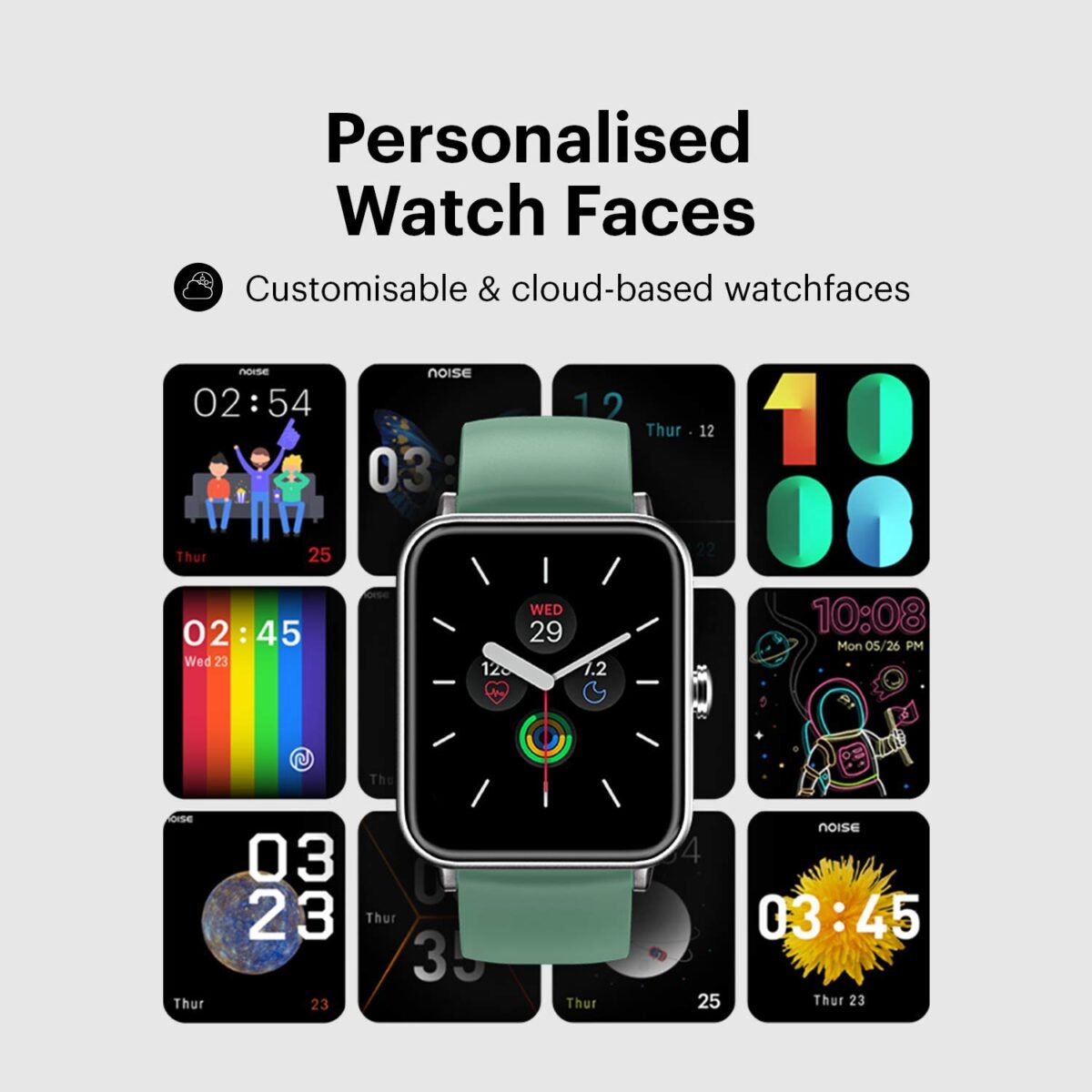 Noise ColorFit Pro 3 Fitness Smart Watch (Rose Pink) - Image 6