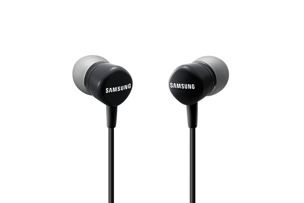 Samsung Original EO-HS130DBEGIN in-Ear Volume Control Handsfree (Black) - Image 3