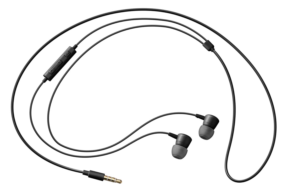 Samsung Original EO-HS130DBEGIN in-Ear Volume Control Handsfree (Black) - Image 2
