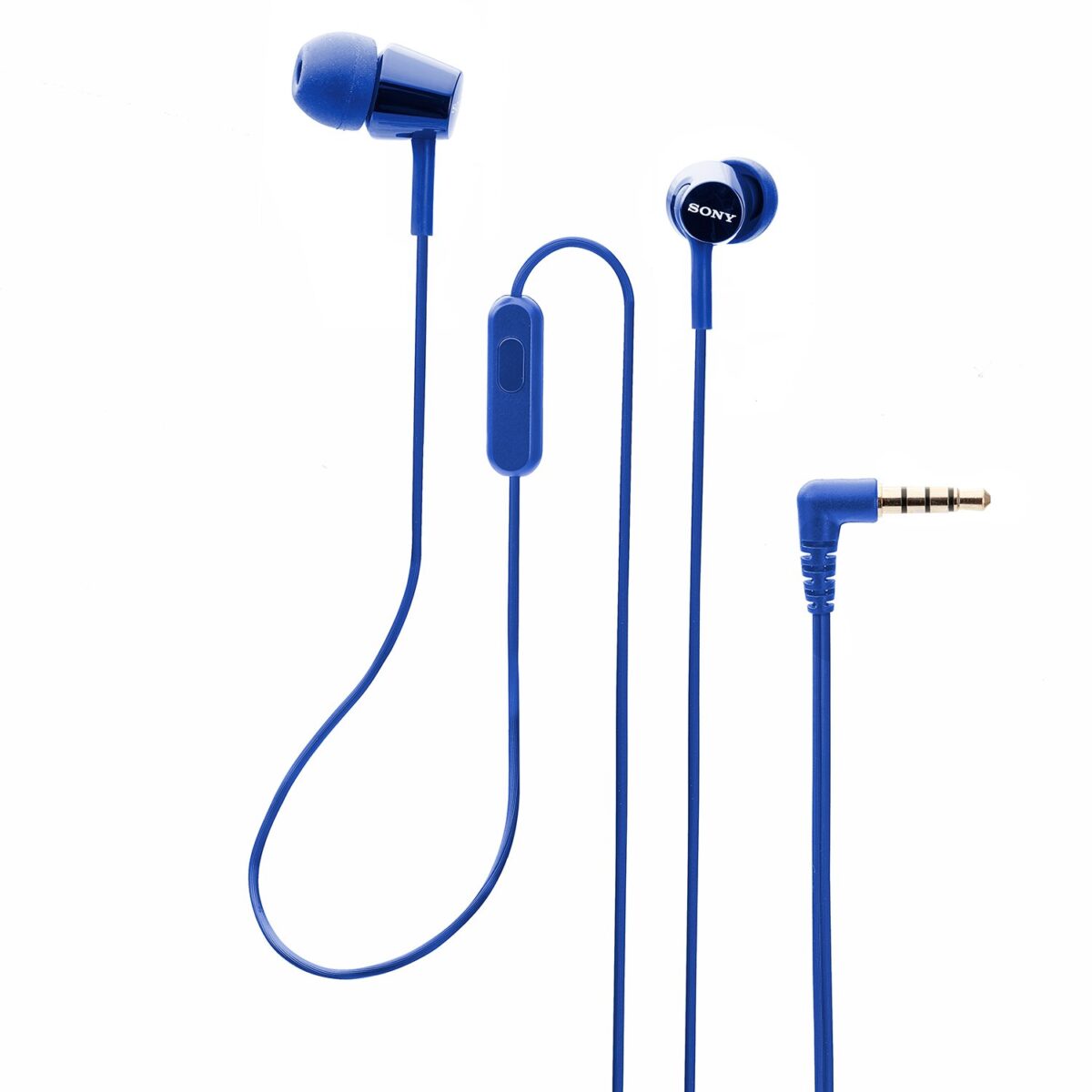 Sony MDR-EX150AP Wired In-Ear Headphones (Blue) - Image 3