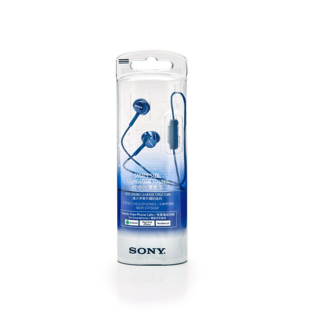 Sony MDR-EX150AP Wired In-Ear Headphones (Blue) - Image 7