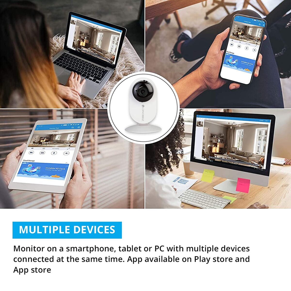 (Open Box) Zebronics Zeb Smart Cam 100 Camera - Image 3