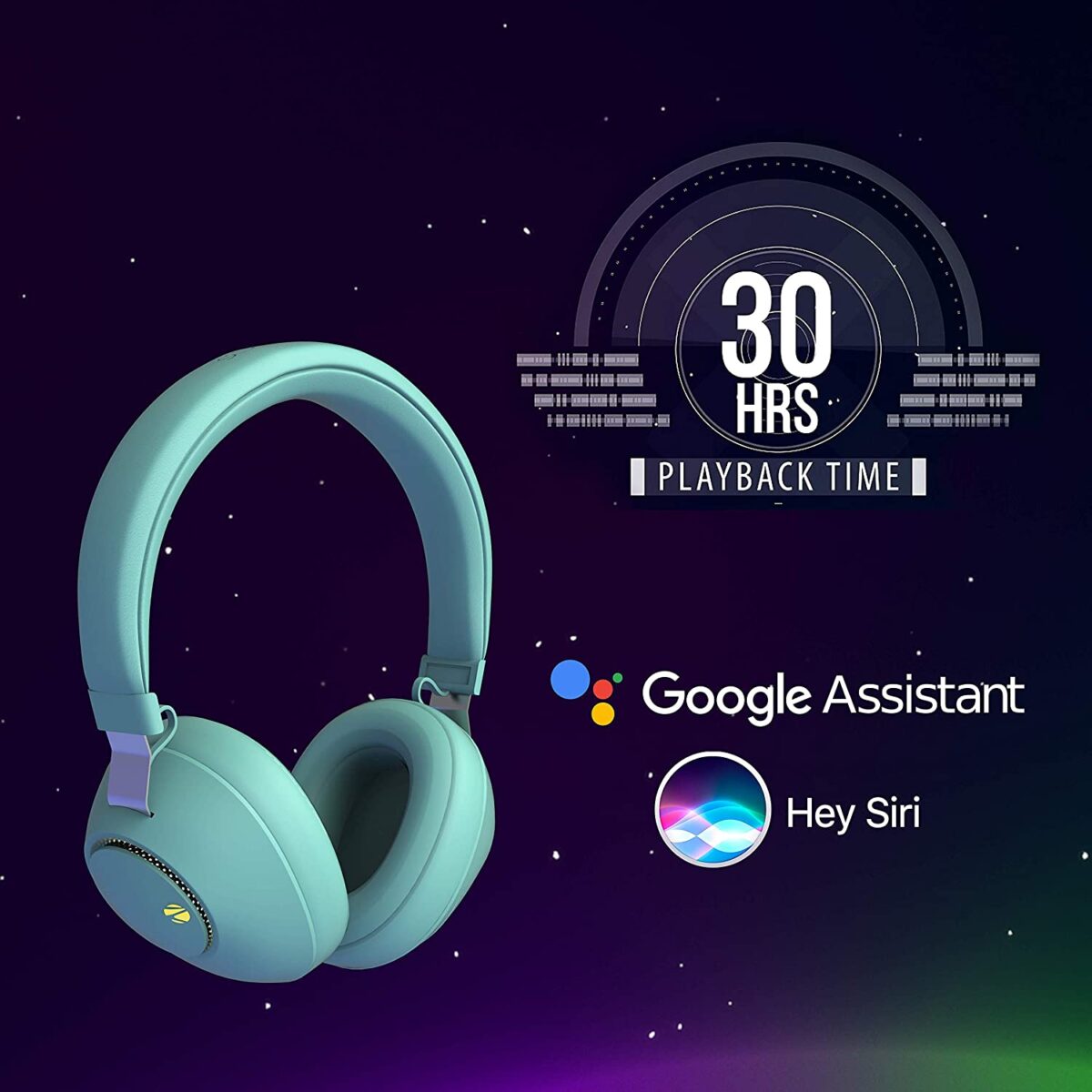 Zebronics Zeb-Duke Bluetooth Headphone (Green) - Image 3