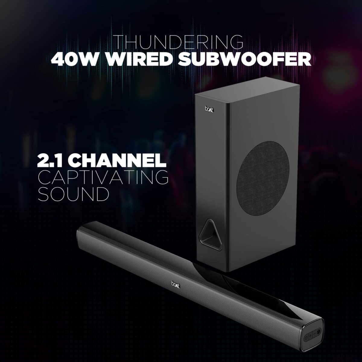 boAt Aavante Bar 1250 80W 2.1 Channel Bluetooth Sound bar - Image 5