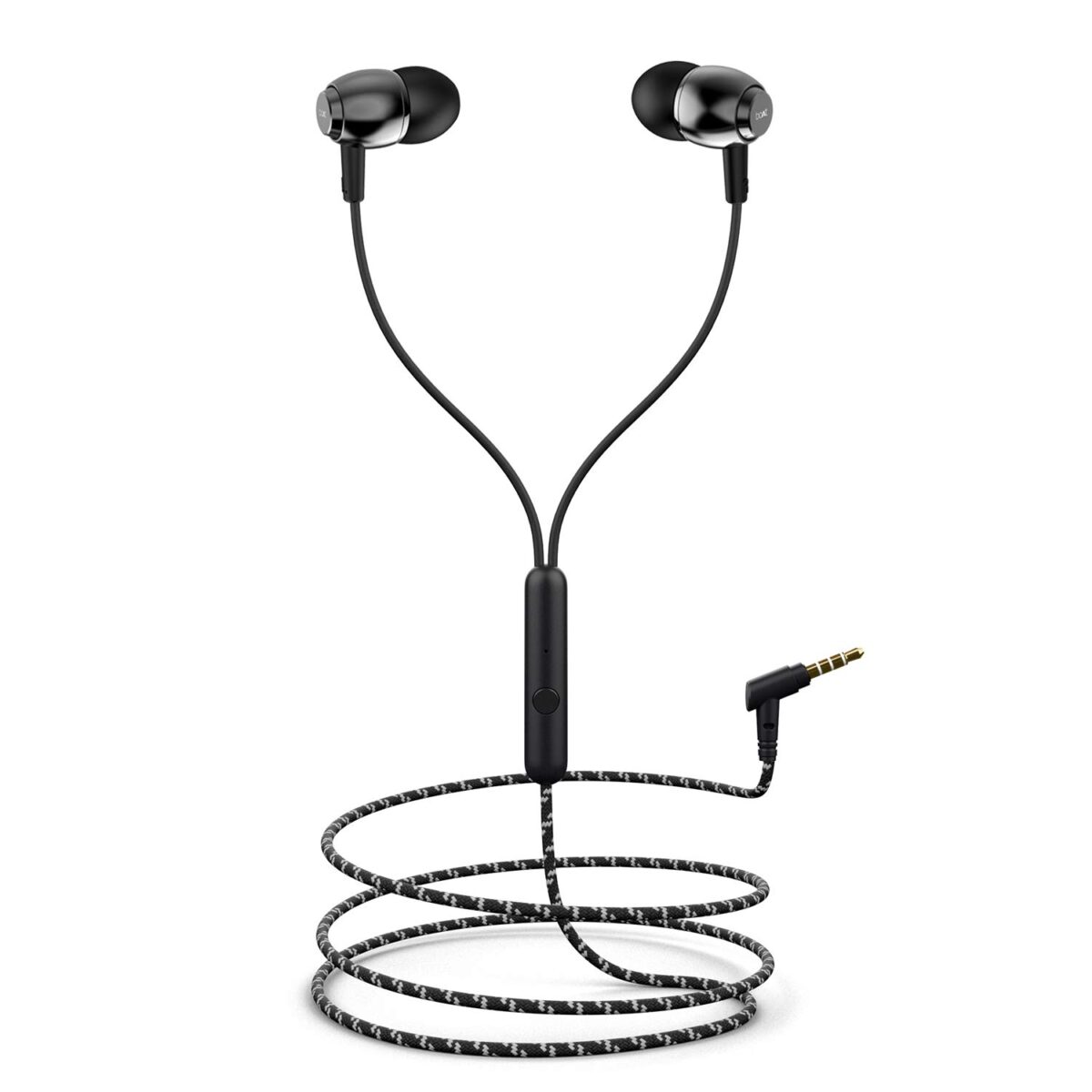 boAt Bassheads 162 in Ear Wired Earphones with Mic(Black) - Image 1