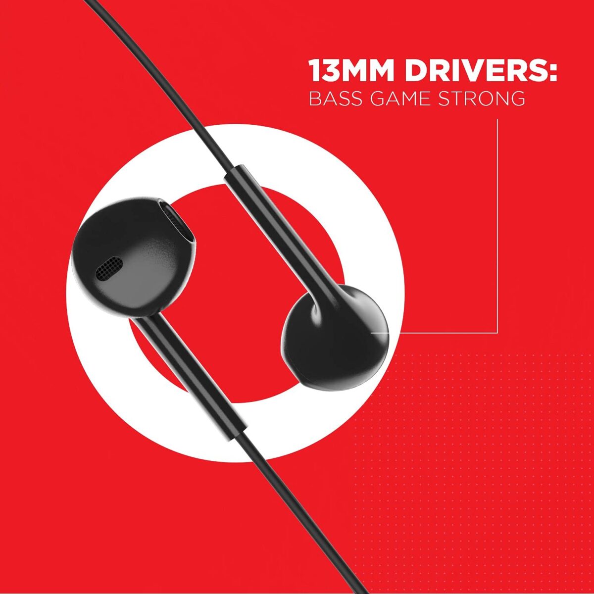 Boat Bassheads 105 in-Ear Wired Headset(Black) - Image 5