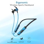pTron Tangent Plus V2 Bluetooth 5.0 Wireless Headphones (Black & Blue) - Image 4