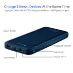 pTron Dynamo Lite 10000mAh Li-Polymer Power Bank (Blue) - Image 3
