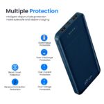 pTron Dynamo Lite 10000mAh Li-Polymer Power Bank (Blue) - Image 2