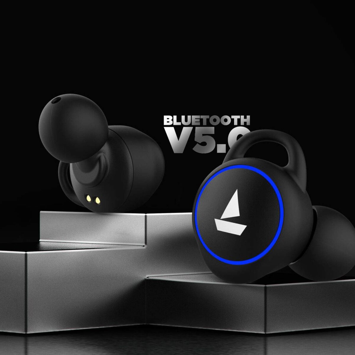 boAt Airdopes 311v2 Bluetooth Truly Wireless Earbuds with Mic(Active Black) - Image 4