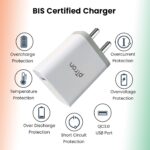 pTron Volta Elite QC3.0 18W USB Smart Charger (White & Grey) - Image 3