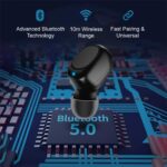 pTron Atom in-Ear Mono Bluetooth 5.0 Wireless Headphone (Black) - Image 5