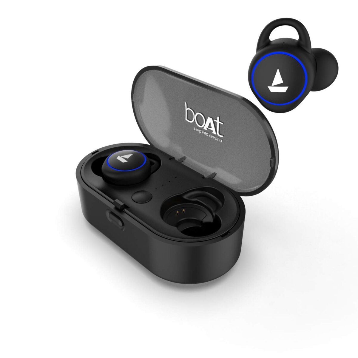 boAt Airdopes 311v2 Bluetooth Truly Wireless Earbuds with Mic(Active Black) - Image 1