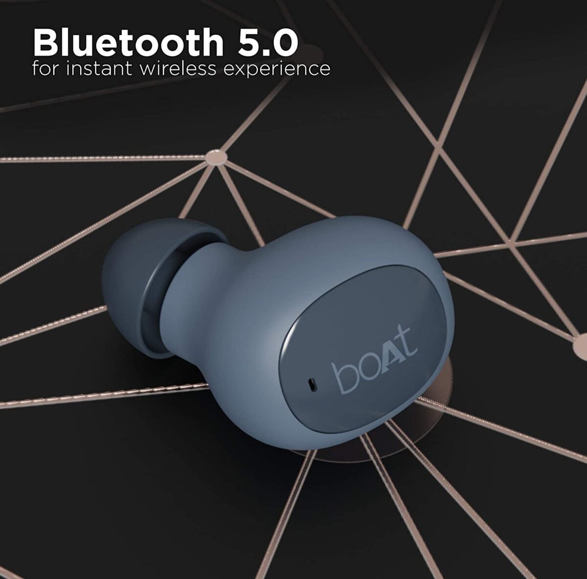 boAt Airdopes 121v2 Bluetooth V5.0 (Midnight Blue) - Image 2