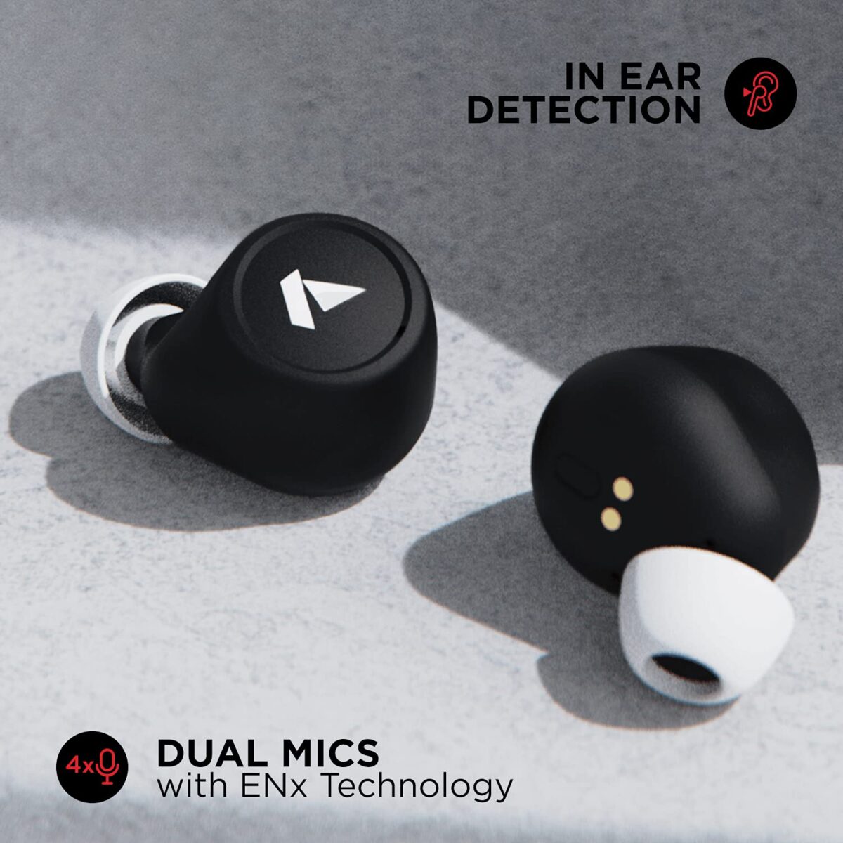 boAt Airdopes 501 ANC True Wireless Earbuds (Black) - Image 4