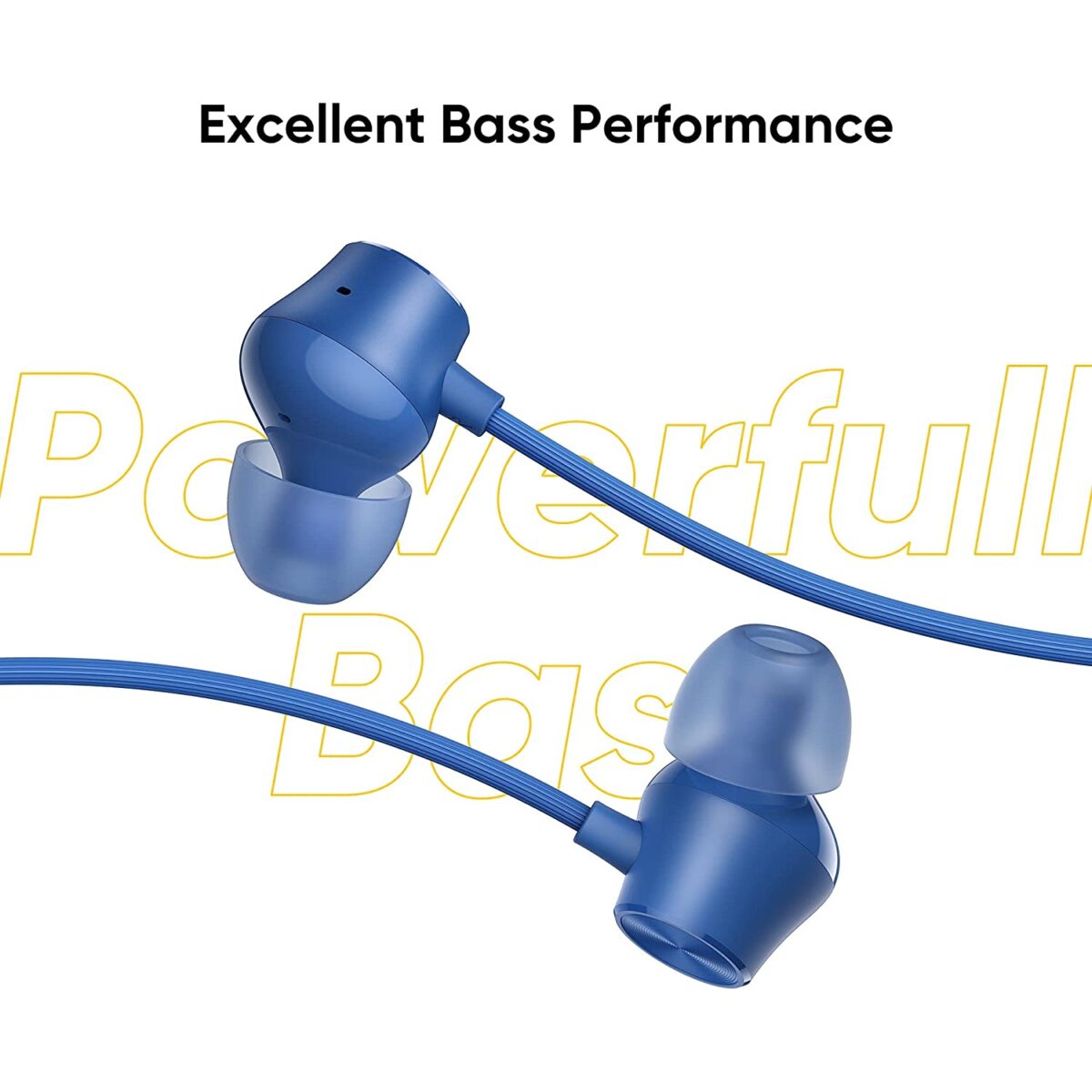 realme Buds 2 Neo in-Ear Wired Earphones (Blue) - Image 4